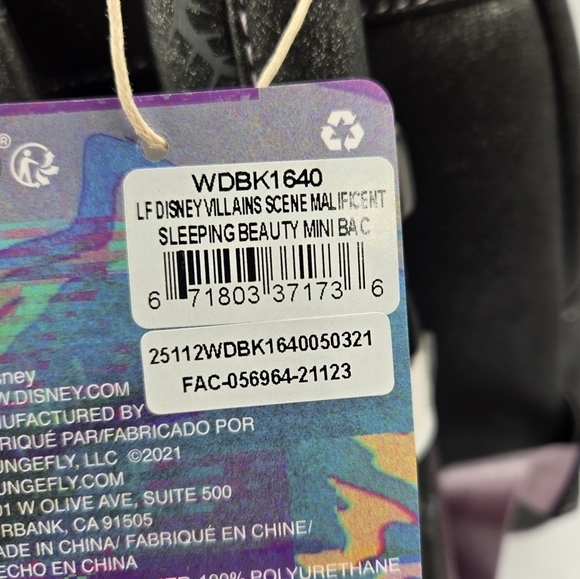 Loungefly Maleficent Sleeping Beauty Backpack main image 6